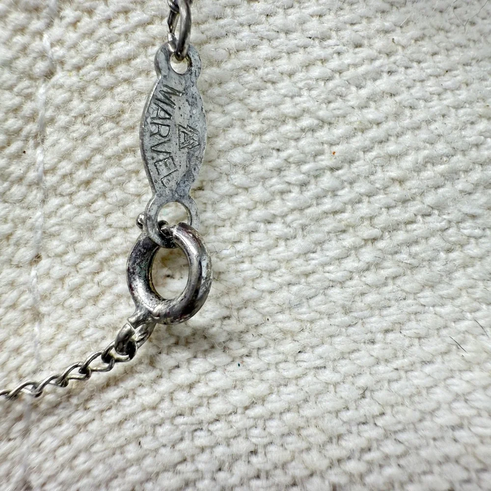 Marvel Sterling Silver Three Drop Pendant Necklace Simple Minimal Dainty‎